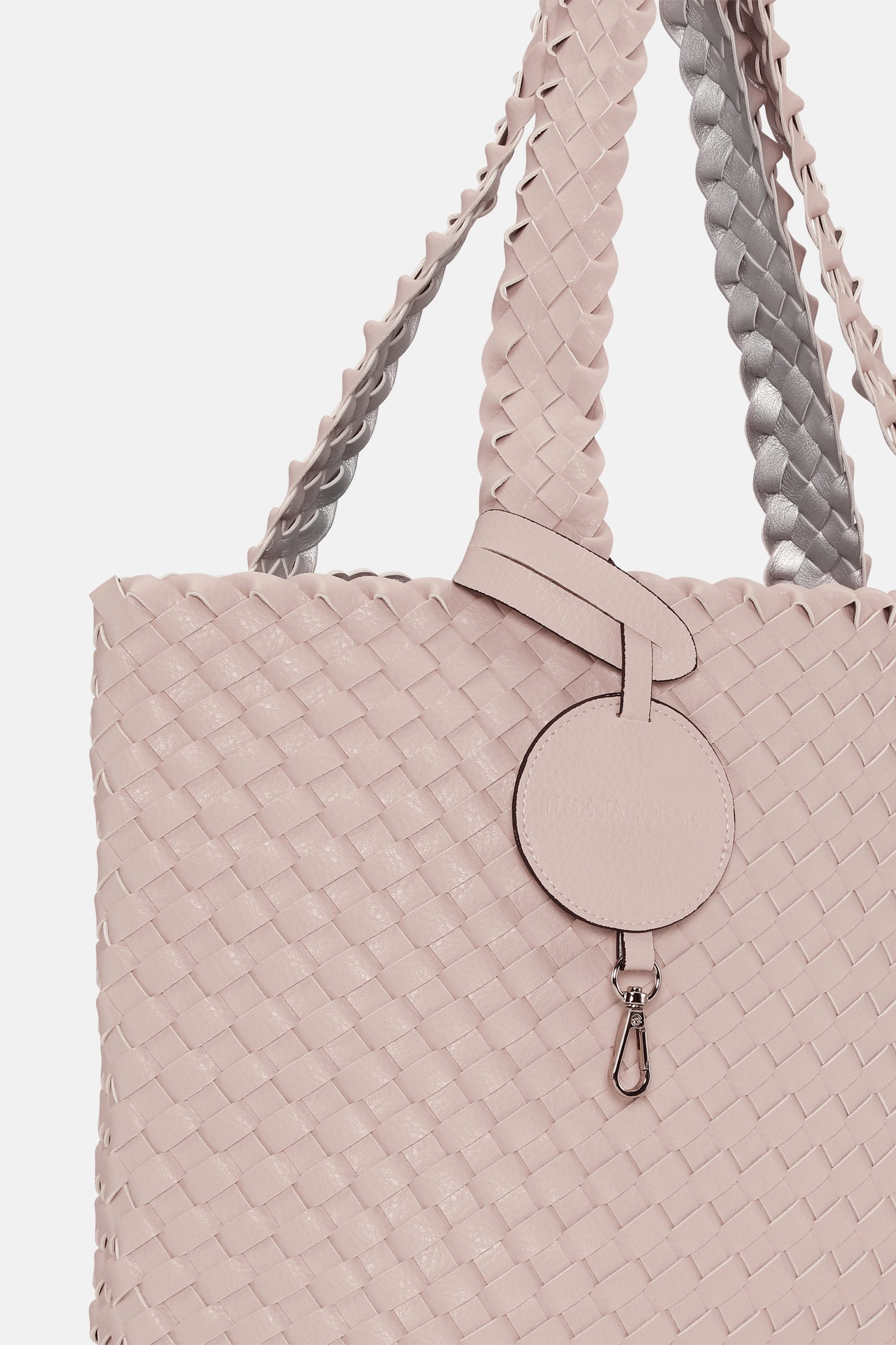Tote Bag Trenzado - Rose Silver